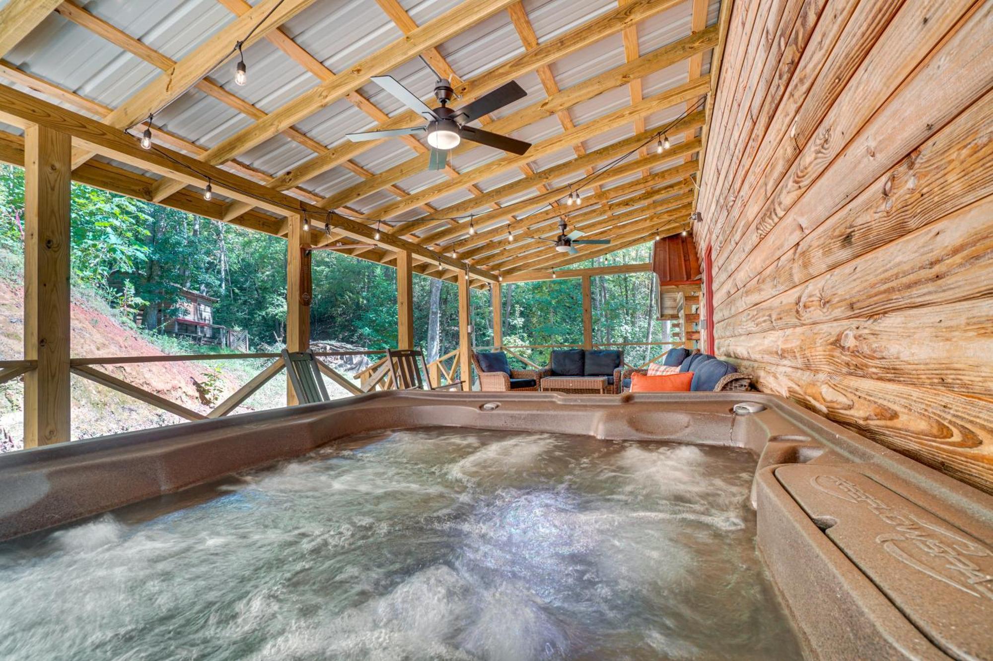 North Georgia Mtn Escape With Hot Tub And Games! Sautee Nacoochee Exterior foto
